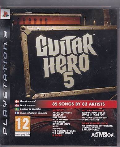 Guitar Hero 5 - PS3 (B Grade) (Genbrug)